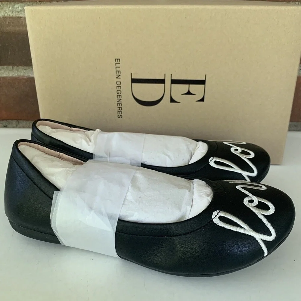 ❄️ ED by Ellen Degeneres | Langley Ballet Flat Vegan Black Girls Various Sizes